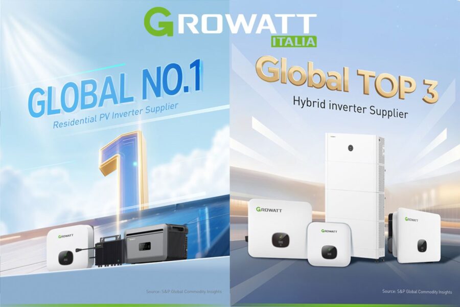 GROWATT: Leader globale negli inverter fotovoltaici residenziali anche nel 2024