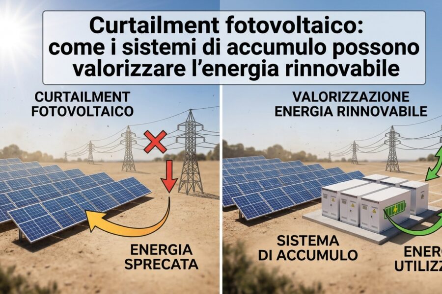 Curtailment fotovoltaico: come i sistemi di accumulo possono valorizzare l’energia rinnovabile